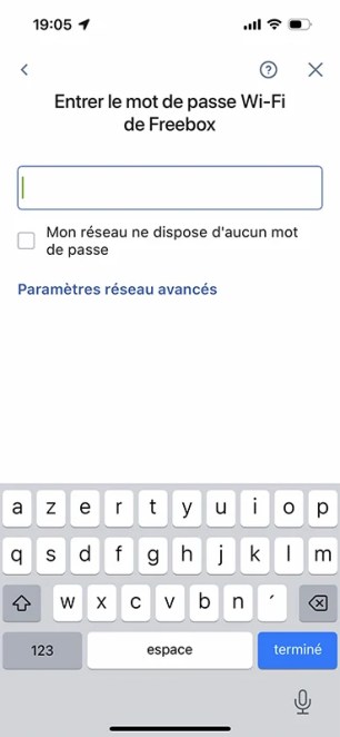 Après avoir entré votre code Wi-Fi, l’opération se finalisera en moins de 5 minutes // Source : Yazid Amer - Frandroid