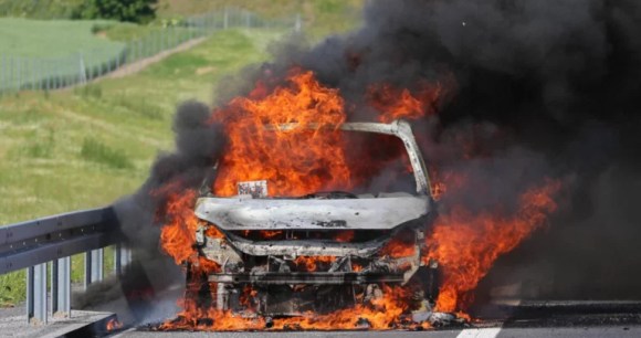 Incendie voiture électrique