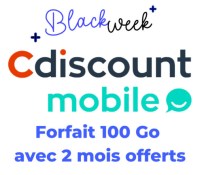 Forfait 100 Go Cdiscount Black Friday 2022
