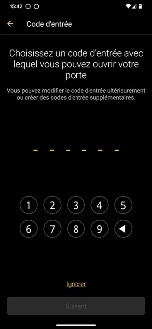 Votre code doit comprendre six chiffres  // Source : Yazid Amer - Frandroid