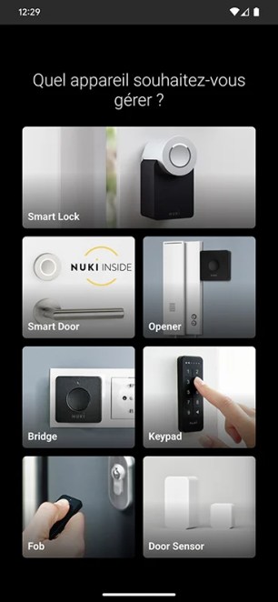 Sélectionnez Smart Lock dans la liste des produits // Source : Yazid Amer - Frandroid