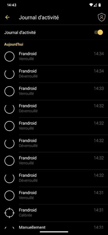 S'il y'a beaucoup de passage chez vous, vous risquez d'être noyé de notifications // Source : Yazid Amer - Frandroid