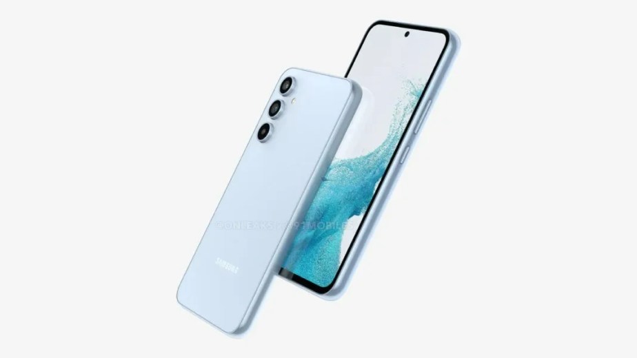 Rendu du Samsung Galaxy A54  // Source : OnLeaks x 91mobiles