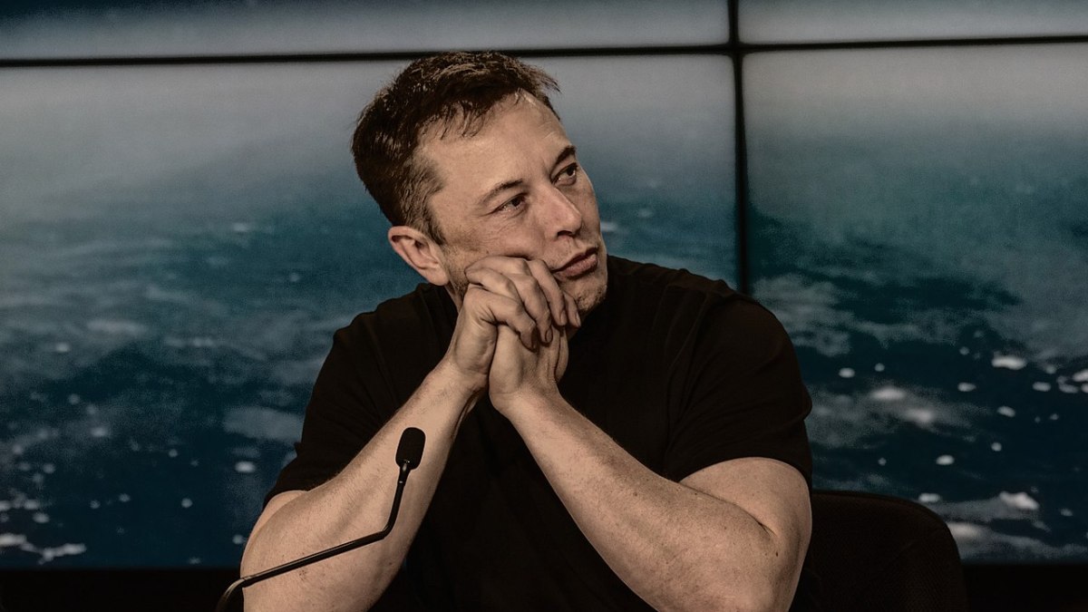 Elon Musk à une conférence SpaceX