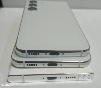 Modèles factices des Samsung Galaxy S23, S23 Plus et S23 Ultra // Source : SlashLeaks