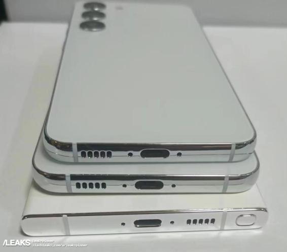 Modèles factices des Samsung Galaxy S23, S23 Plus et S23 Ultra // Source : SlashLeaks