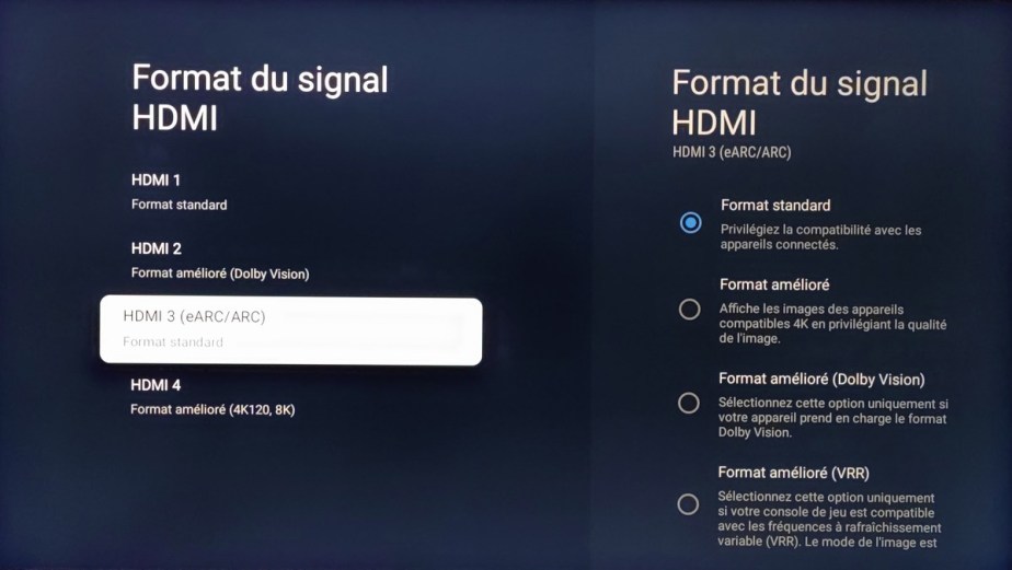 Passez au format amélioré.