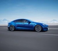Tesla Model S Bleue