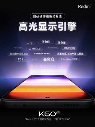 Xiaomi Redmi K60 Pro // Source : Xiaomi (Redmi)