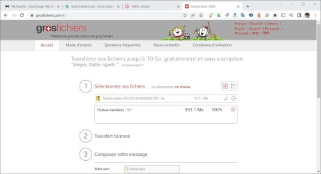 Comment envoyer des gros fichiers gratuitement Gros Fichiers 02