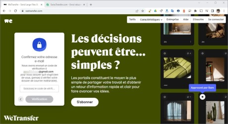 Comment envoyer des gros fichiers gratuitement We Transfer 03 bis