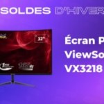 Seulement 184 € pour cet écran PC incurvé de 32 pouces (165 Hz, 1ms) lors des soldes