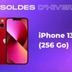 Amazon brade l’iPhone 13 (256 Go) à un bon prix pendant les soldes d’hiver