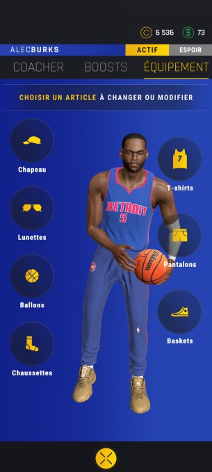 Le jeu NBA All-World // Source : Frandroid