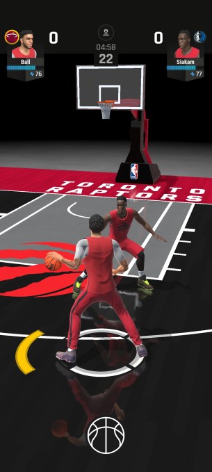 Le jeu NBA All-World // Source : Frandroid