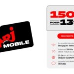 NRJ Mobile forfait 5G 150Go Janvier 2023