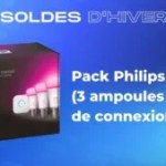 Pack Philips Hue  (3 ampoules + pont de connexion) — Soldes d’hiver 2023