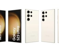 Samsung Galaxy S23 Ultra en blanc // Source : Nieuwe Mobiel