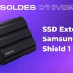 Le résistant SSD externe Samsung T7 Shield de 1 To chute sous les 90 euros pendant les soldes