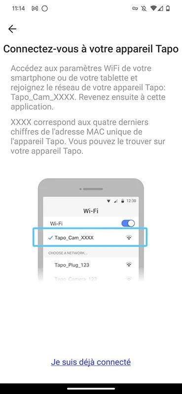Connectez votre smartphone à la caméra en Wi-FI // Source : Yazid Amer - Frandroid