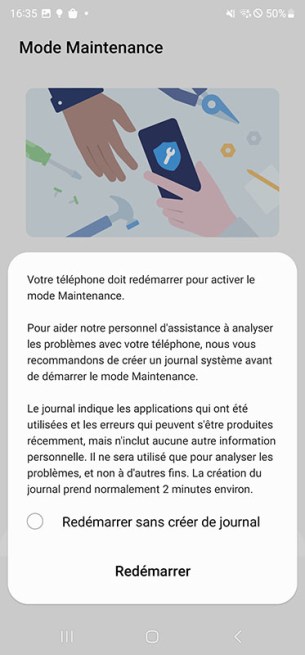 Comment utiliser le mode maintenance du Galaxy S23 08jpg