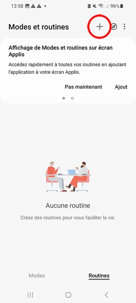 Comment utiliser les modes et les routine Samsung UI 5 03