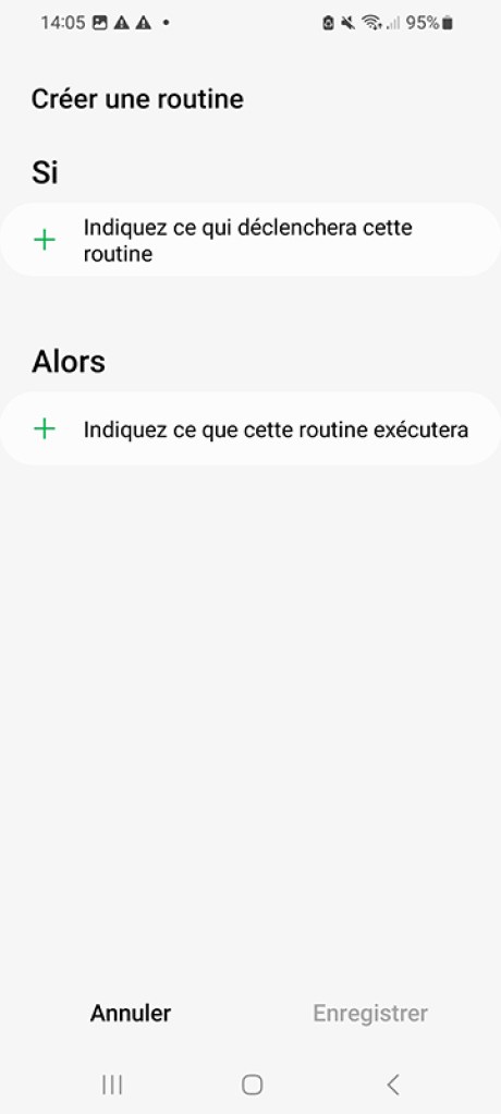 Comment utiliser les modes et les routine Samsung UI 5 04