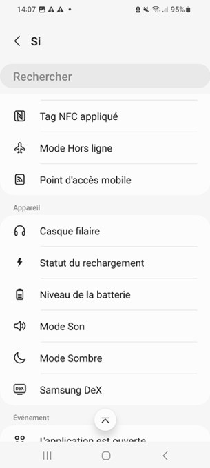 Comment utiliser les modes et les routine Samsung UI 5 06