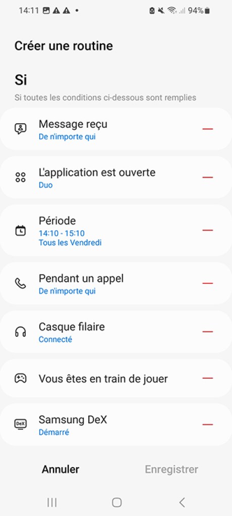 Comment utiliser les modes et les routine Samsung UI 5 08