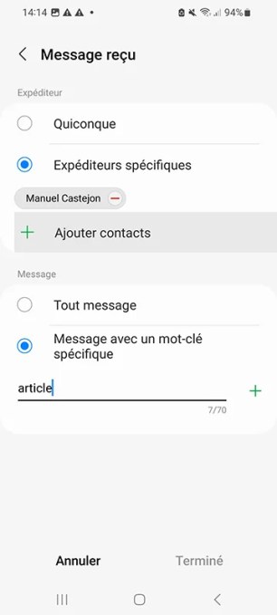 Comment utiliser les modes et les routine Samsung UI 5 09