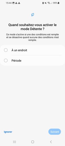 Comment utiliser les modes et les routine Samsung UI 5 22