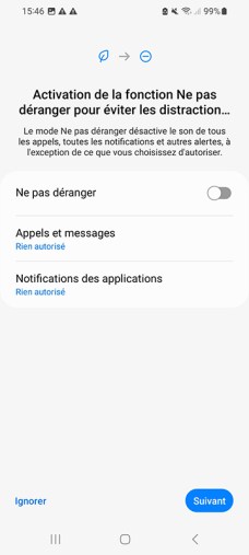 Comment utiliser les modes et les routine Samsung UI 5 24