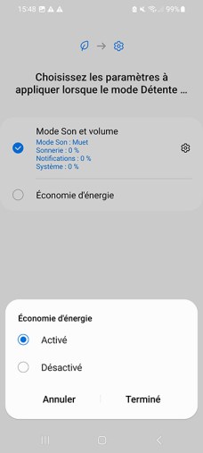 Comment utiliser les modes et les routine Samsung UI 5 27