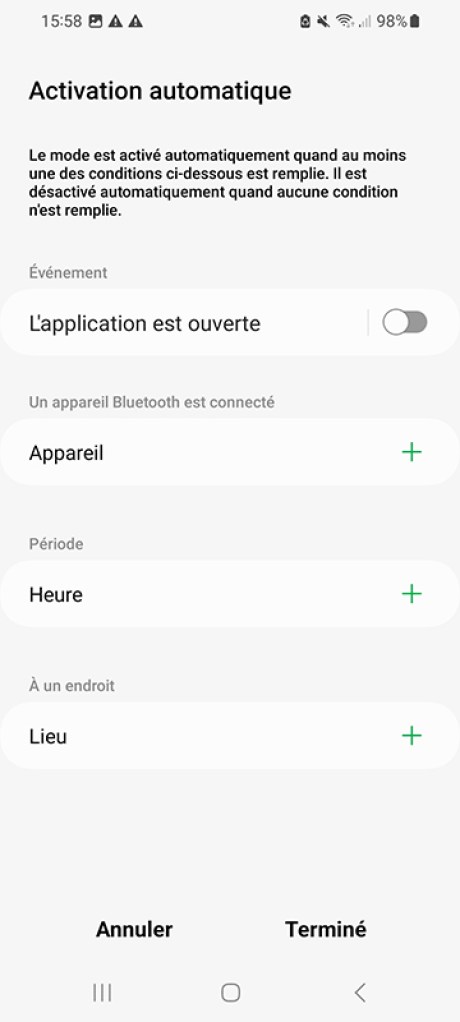 Comment utiliser les modes et les routine Samsung UI 5 32