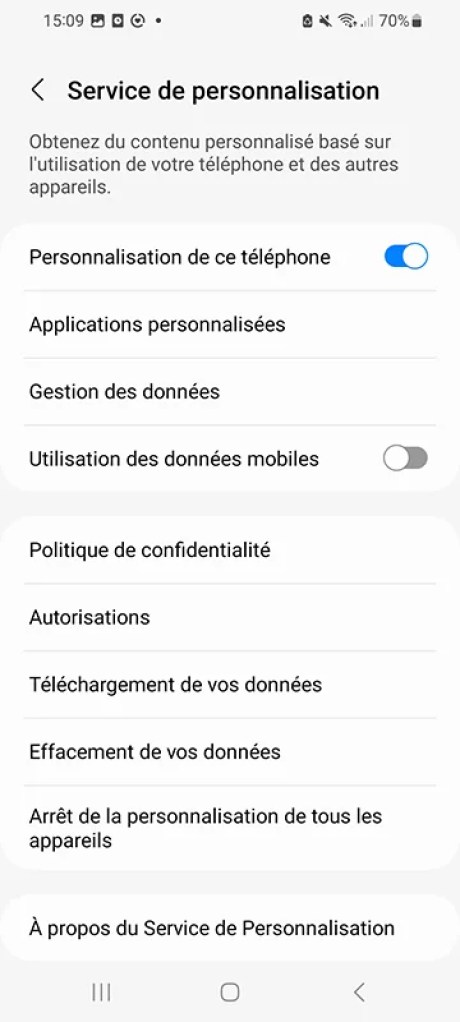 Comment utiliser les modes et les routine Samsung UI 5.0 B