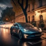Tesla Model 3 // Source : Frandroid / Midjourney