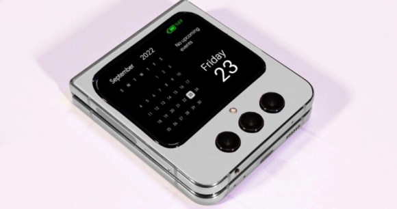 Aucune image du Z Flip 5 n'est encore disponible, mais ça n'empêche pas les fans de Samsung d'imaginer le prochain modèle de la gamme. // Source : @MelloMaraj via Reddit
