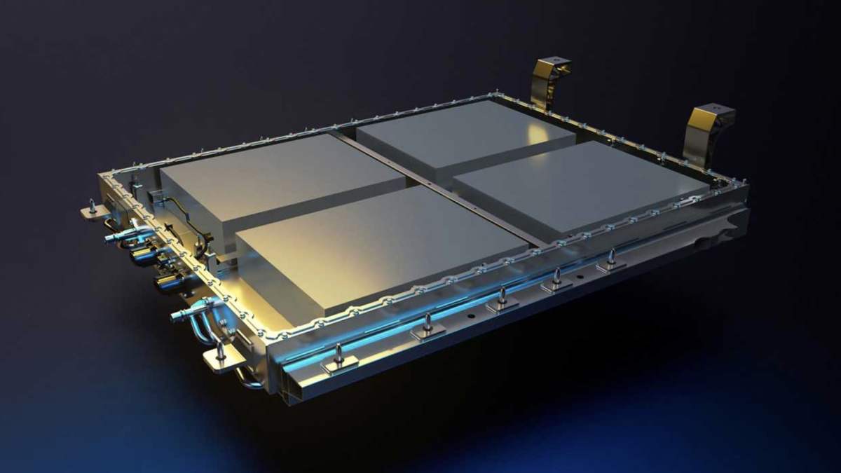 Batterie de la future R5 électrique, pour illustration