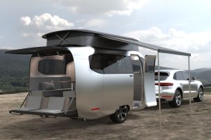 Caravane Airstream x Porsche