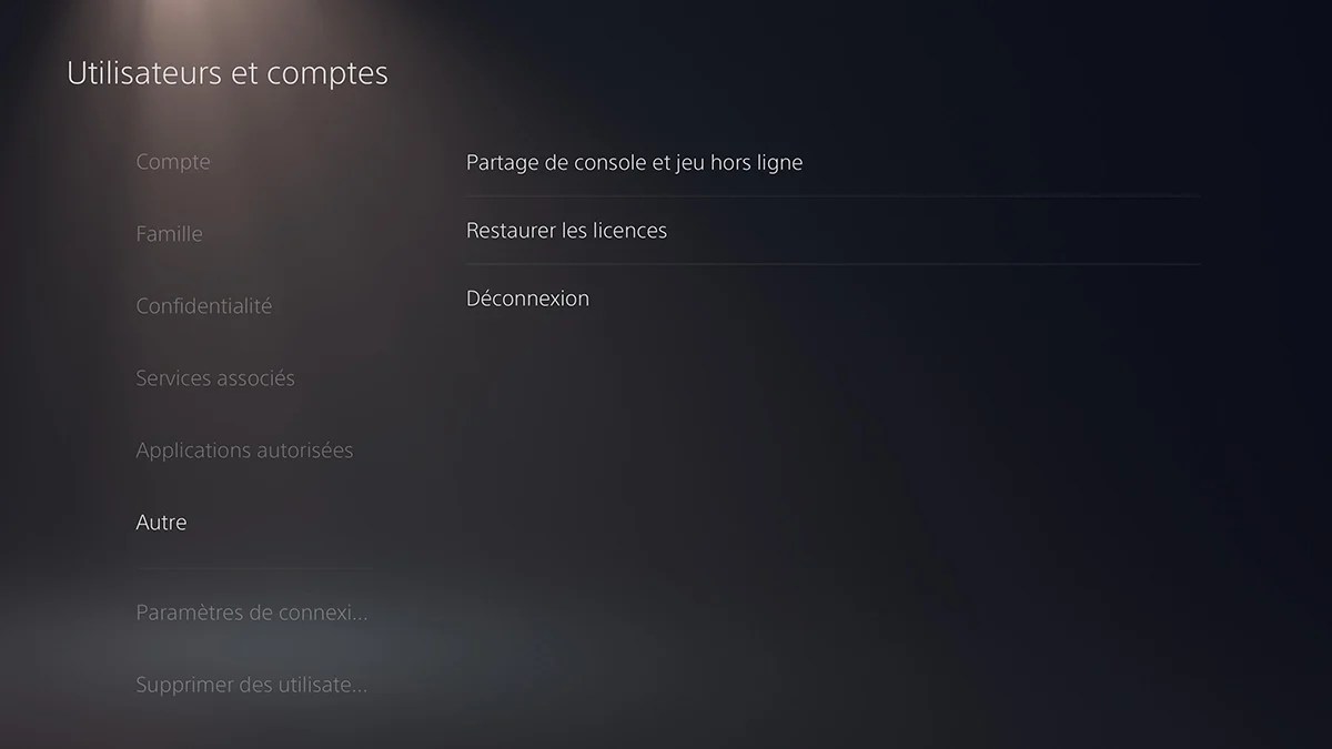 Comment partager son compte PlayStation C