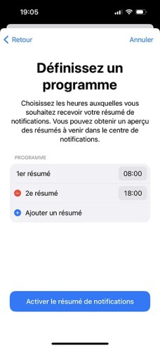 Comment rendre plus discret l’affichage des notifications sous iOS 16 05