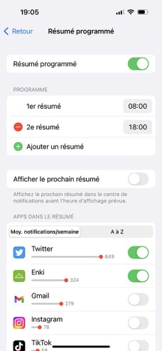 Comment rendre plus discret l’affichage des notifications sous iOS 16 06