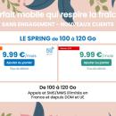 Ce forfait mobile (réseau Orange ou SFR) propose 100 Go pour 9,99 €/mois