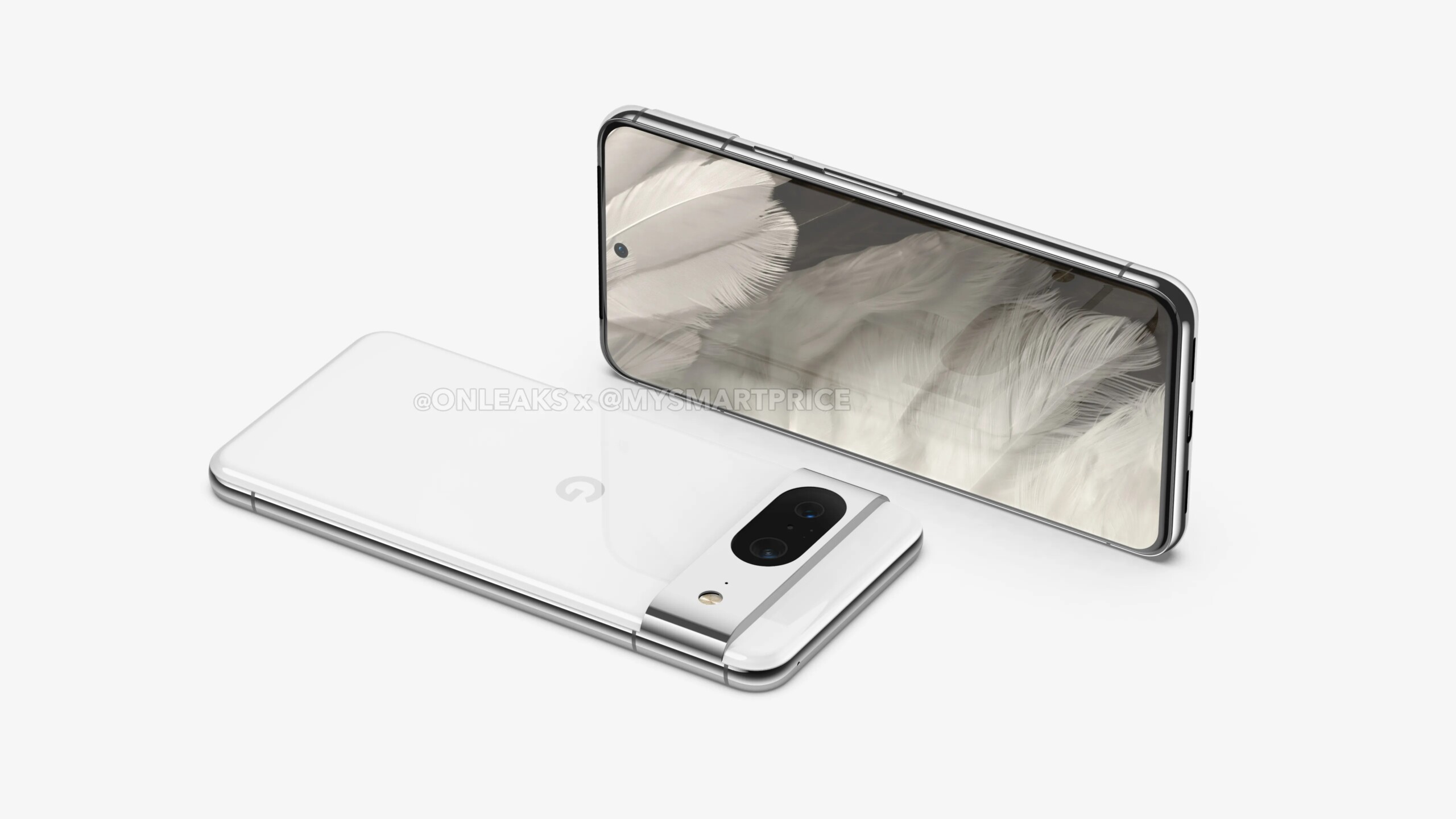 Rendu du Google Pixel 8 // Source : OnLeaks x Mysmartprice