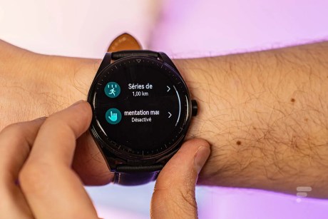 La gestion des intervalles sur la Huawei Watch Buds