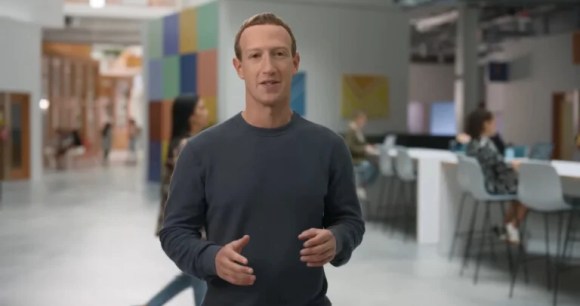 Mark Zuckerberg à la Meta Connect 2022 // Source : Meta