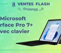 Microsoft Surface Pro 7+ avec clavier_AmazonFlashPrintemps_Solo