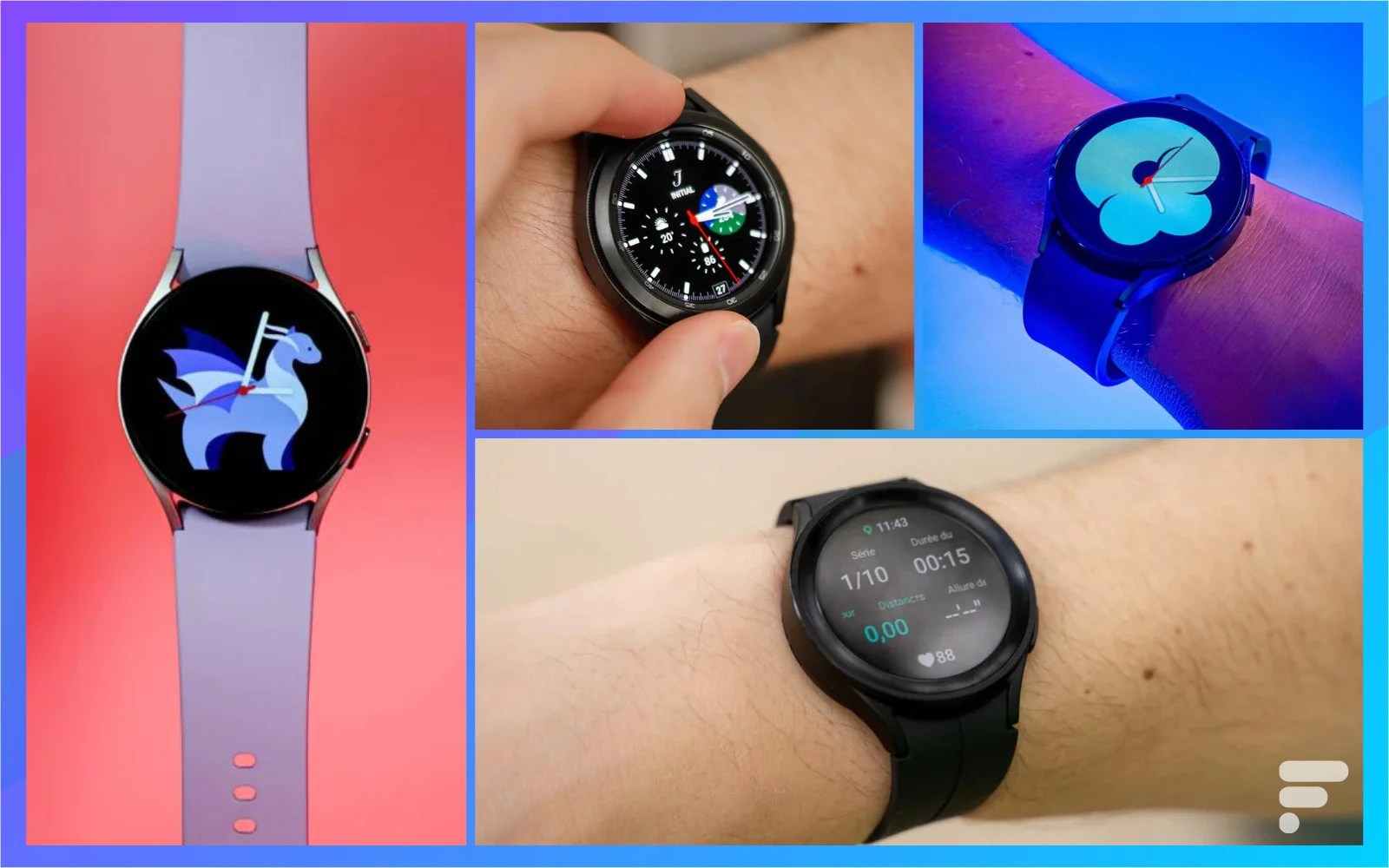 Le mode always-on de la Samsung Galaxy Watch 7