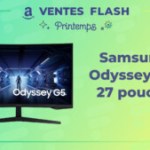 Samsung Odyssey G5 : ce célèbre moniteur PC de 27 pouces baisse son prix sur Amazon