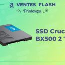 Le Crucial BX500 est actuellement le SSD 2 To le moins cher grâce aux ventes flash d’Amazon